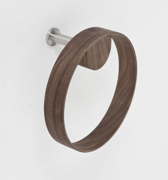 Yoku Towel Ring - Walnut